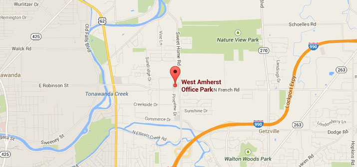 Tonawanda Medical Practice Map